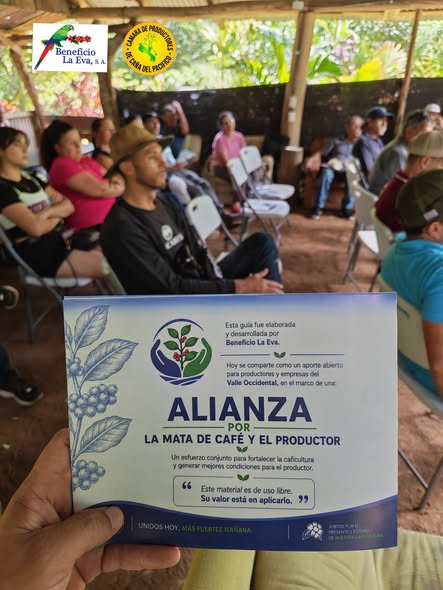 Charla técnica con productores y la guía Alianza por la mata de café