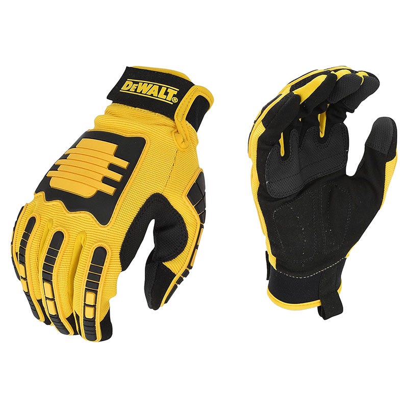 Guante de trabajo alto rendimiento cuero sintético talla L DeWALT