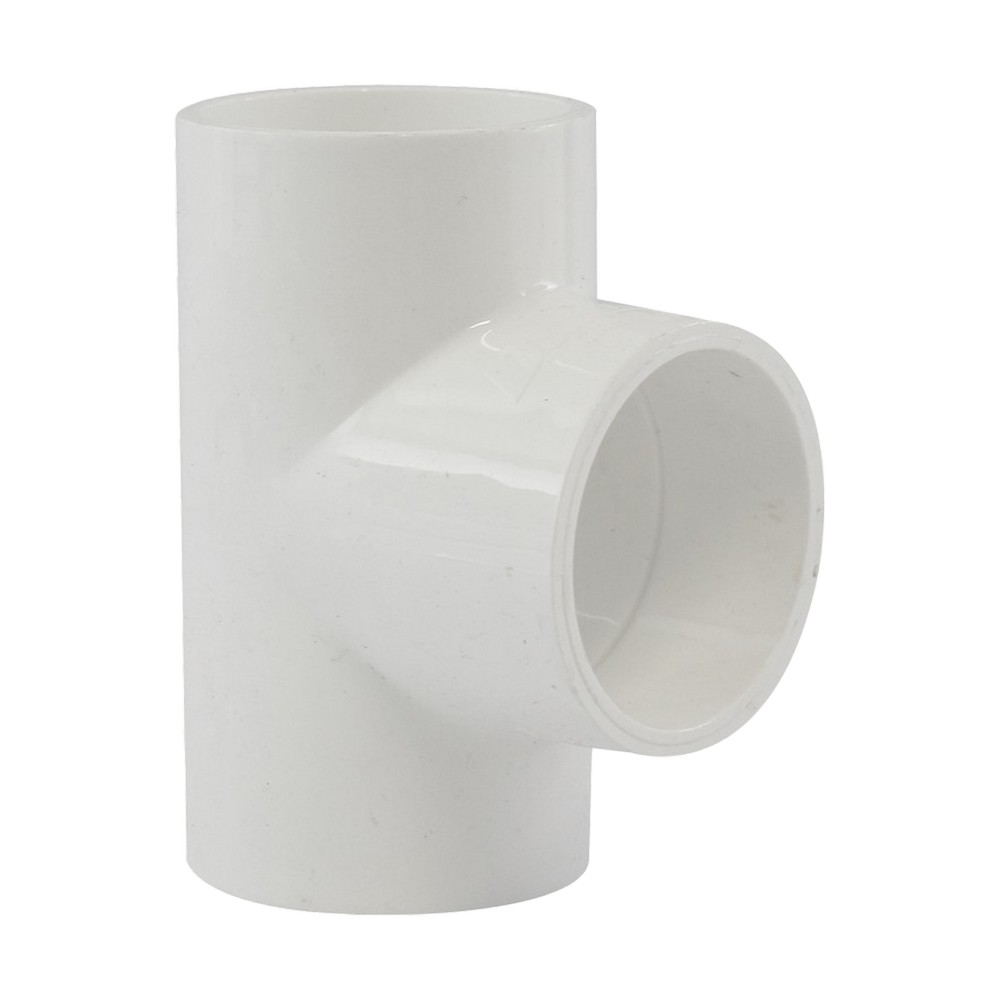 Tee de pvc SCH40 sin rosca 3/4 pulg
